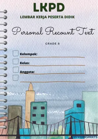 Personal recount text