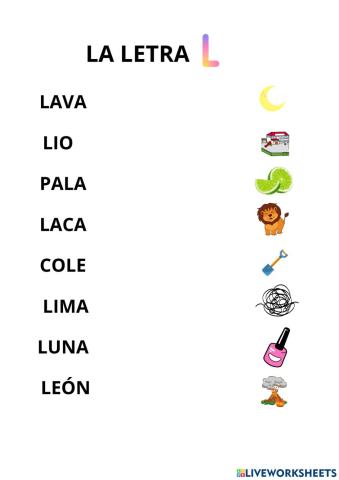 Letra l