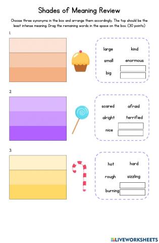 Shades of Meaning Practice