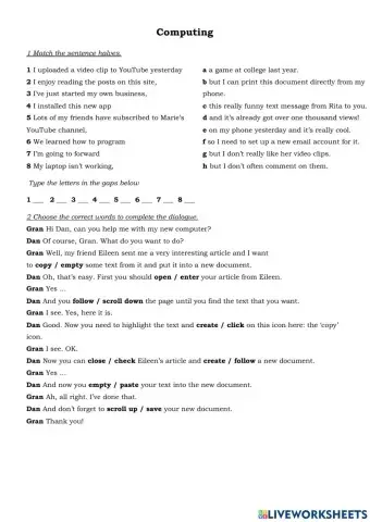 Computing 5A Intermediate