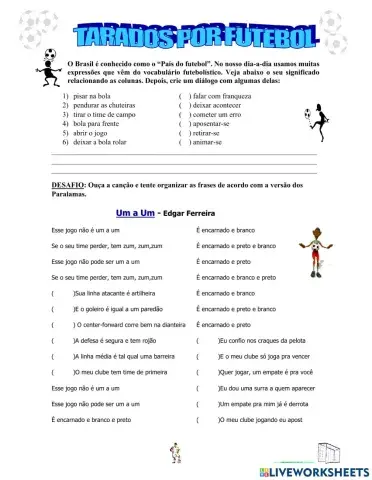 Esse jogo não é um a um