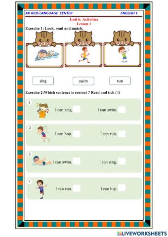 PBT Unit 6 Lesson 1 (E1) Mrs.Thuy