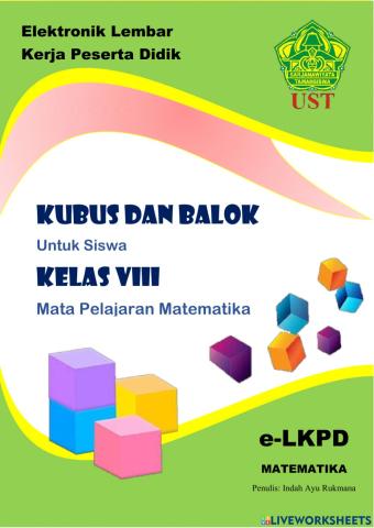 E-lkpd kubus balok