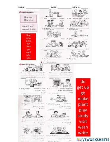 L2.Ch1. Pgs 4-6 Likes & day after day