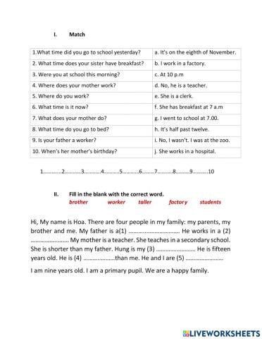 L30.U12.Where does your father do