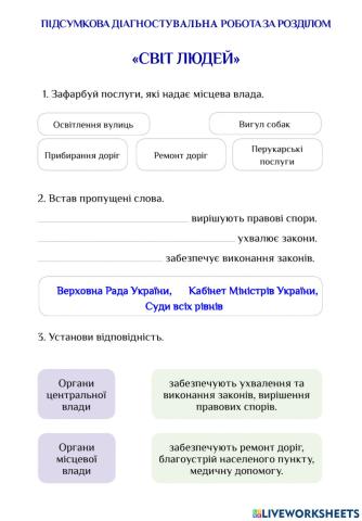 ЯДС ДР 6 Світ людей