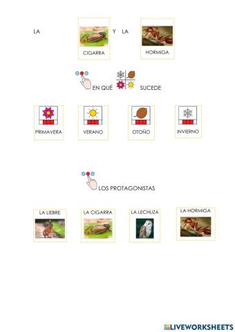 La cigarra y la hormiga