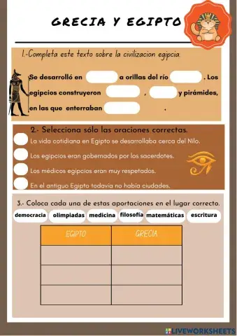 GRECIA Y EGIPTO