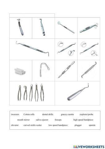 Dental tools
