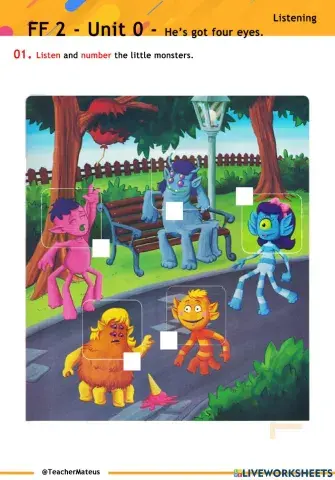 FF 2 - Unit 0 - He's got four eyes - Listening