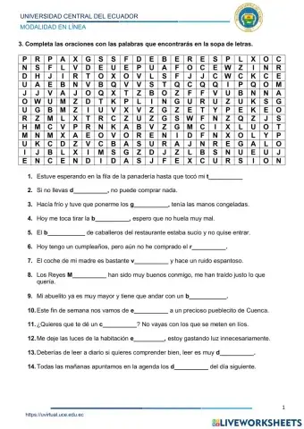 Actividad de lecto-escritura