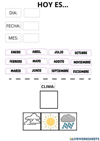 Calendario diario