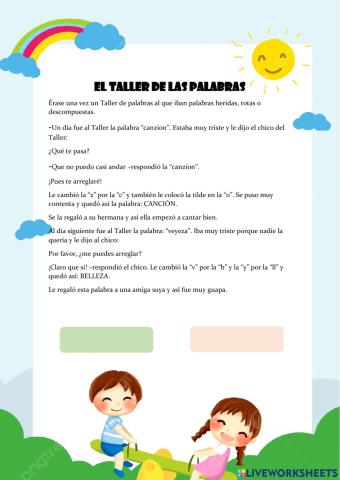 El taller de las palabras