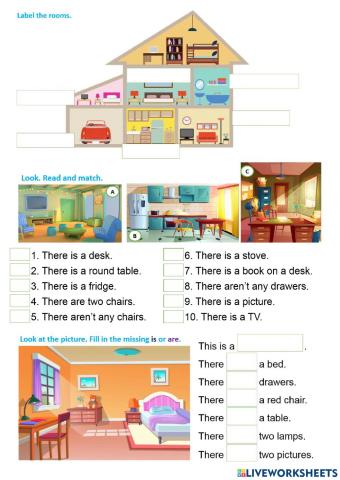 Parts of the house revision