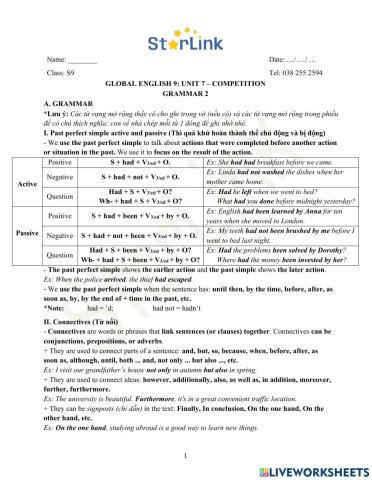 Viet teacher-S9-Week 24-U7-Gram 2