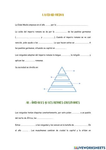 La edad media y Al-Ándalus