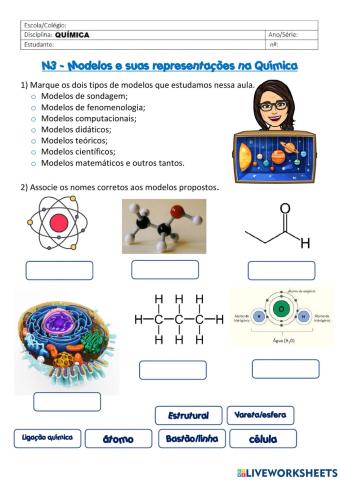 Modelos e suas representações na Química