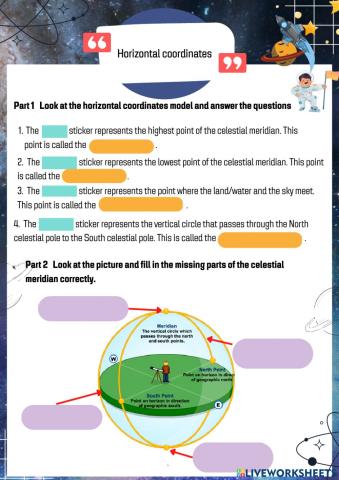 Horizontal coordinates