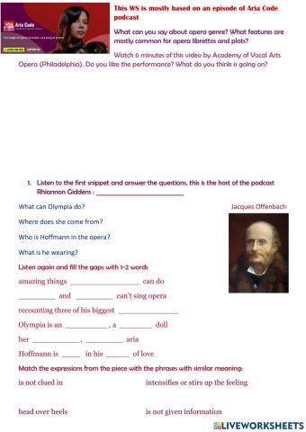 Tales of Hoffmann The Doll's Song