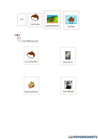 CUENTO: La castaña que reventó de risa