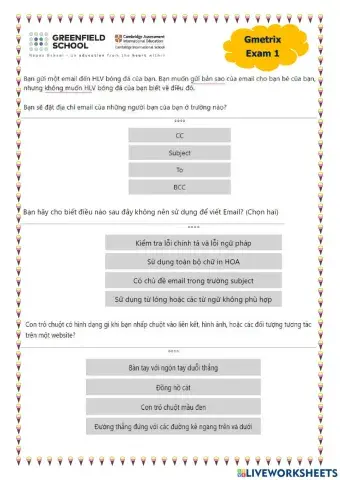 Khoi 5 - Phieu 26 - GMetrix Exam 1
