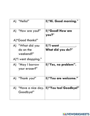 Interacting with Others