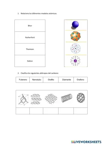 Actividad. Liveworksheets