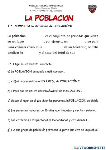 CC.SS. 4º EP La población 01