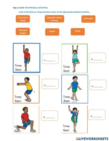 Name physical activities