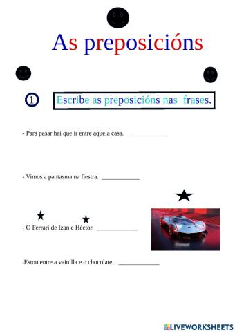 As Preposicións