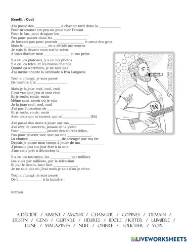 Paroles d-une chanson