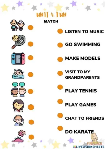 Open up 3 unit 4 match up