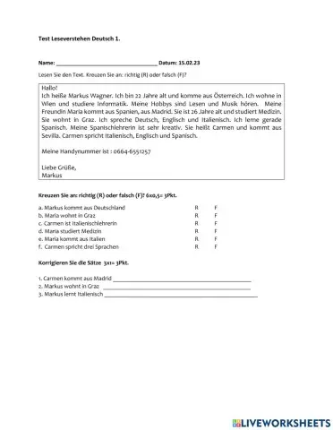 Presentación personal