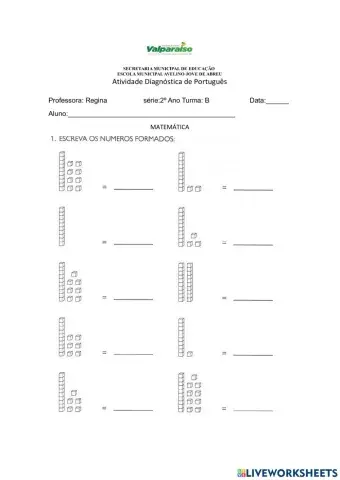 Contando os números