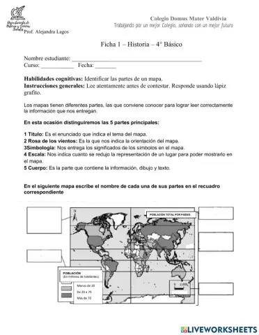 Ficha 1 4 Grado Historia