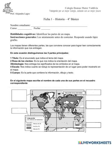 Ficha 1 4 Grado Historia