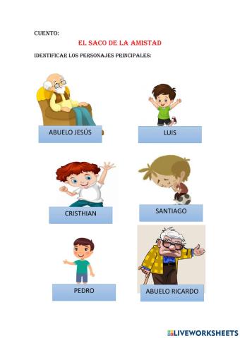 Cuento -El saco de la Mistad-