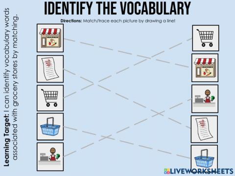 Grocery Store Vocab (L)