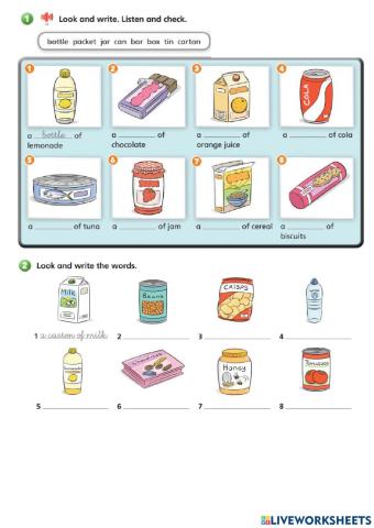 Skills trainer 5 food