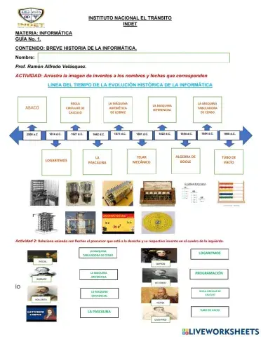 Breve historia de la informática