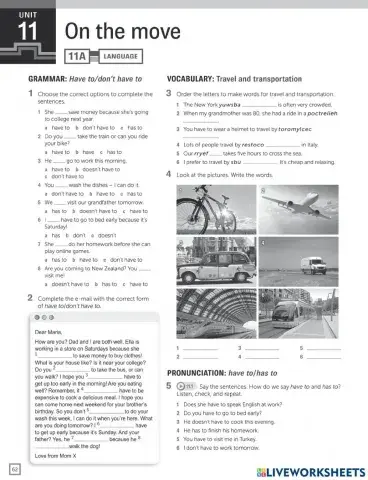 Travel and transportation  - HW CORRECTED
