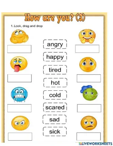 Homework about feelings