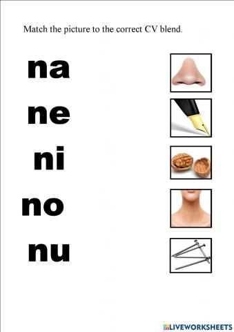 Na ne ni no nu English