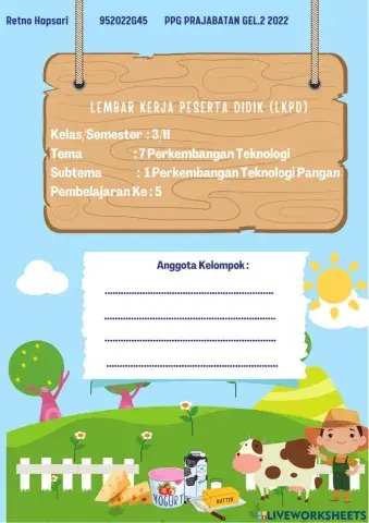 Lkpd kelas 3 tema 7 subtema 1