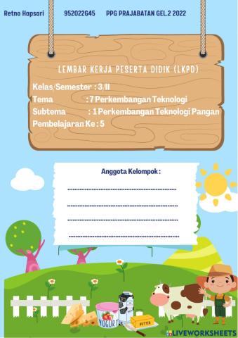 Lkpd kelas 3 tema 7 subtema 1