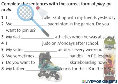 Play do go collocations