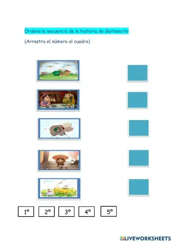 Secuencia el cuento de Garbancito