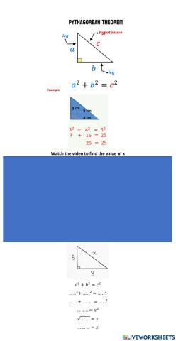 Pythagorean theorem
