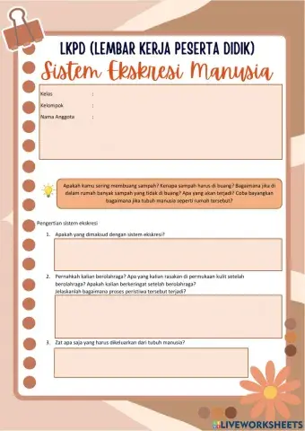 Lkpd 1 sistem ekskresi