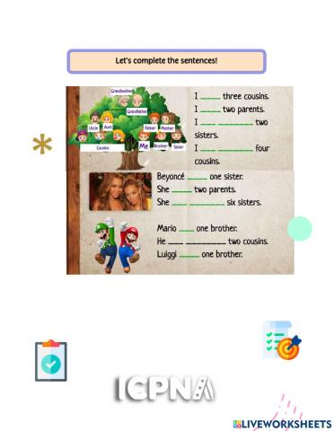 J04 - Unit 4 - I have one sister